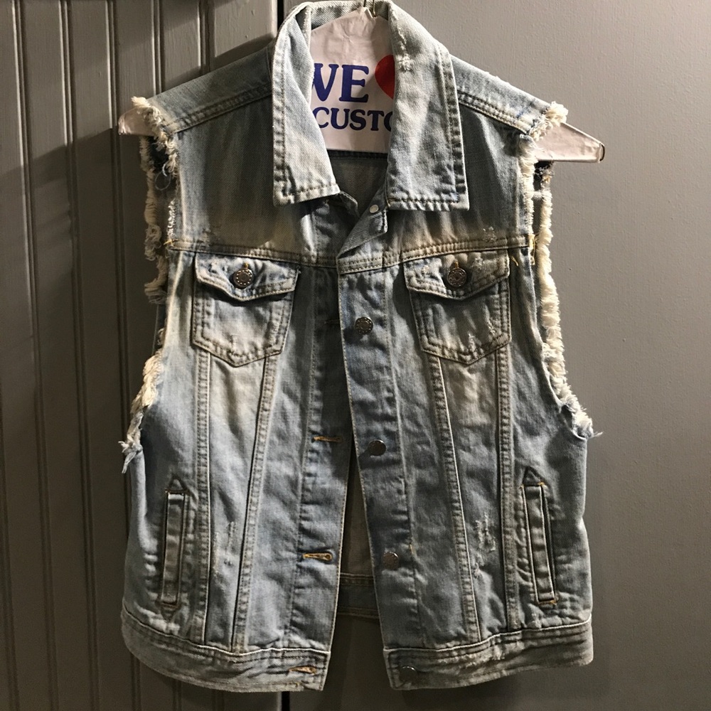 Brandy Melville jean vest